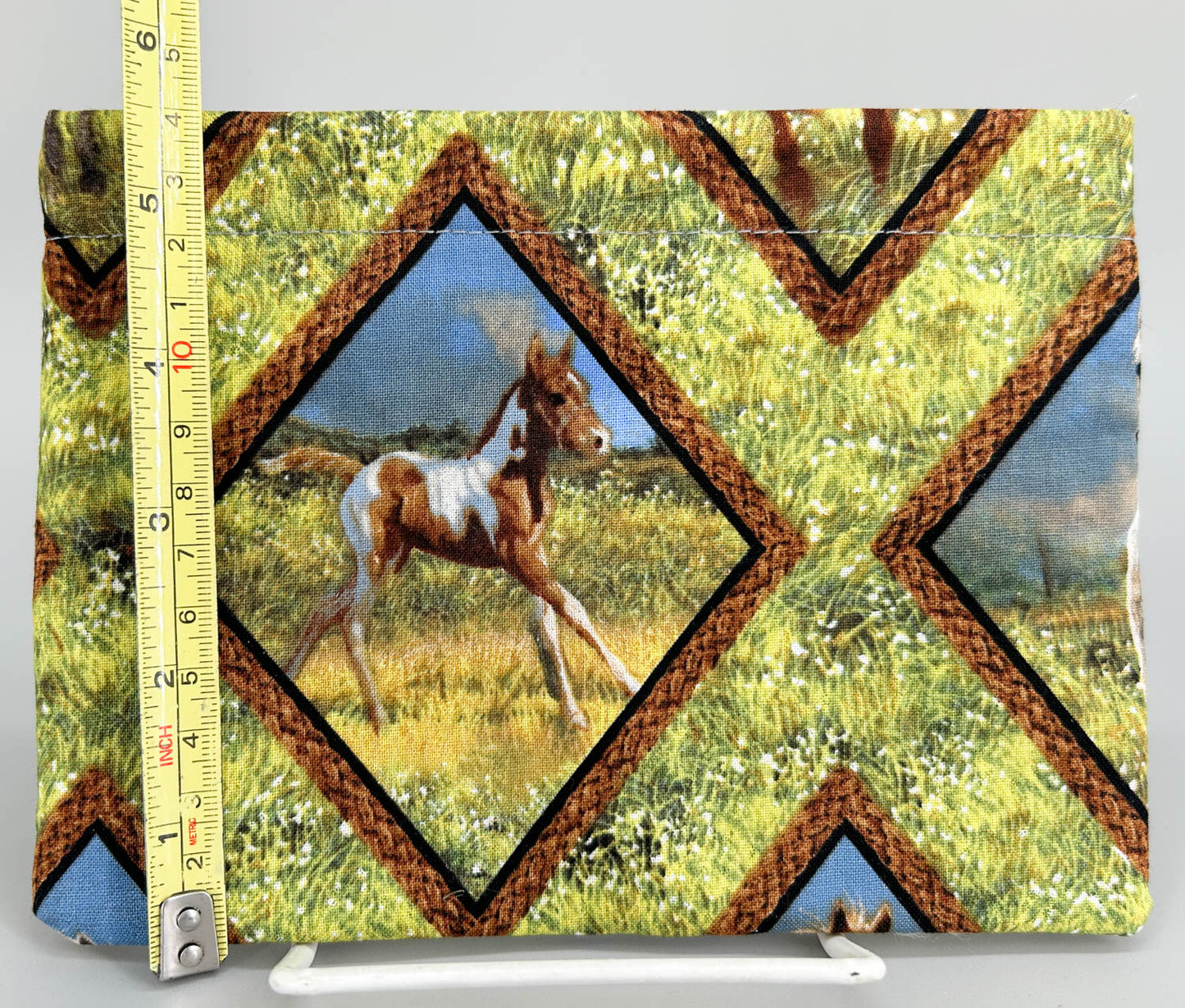 Pony Pouch, Artisan Made - Galloping Horses 7" x 5.5"