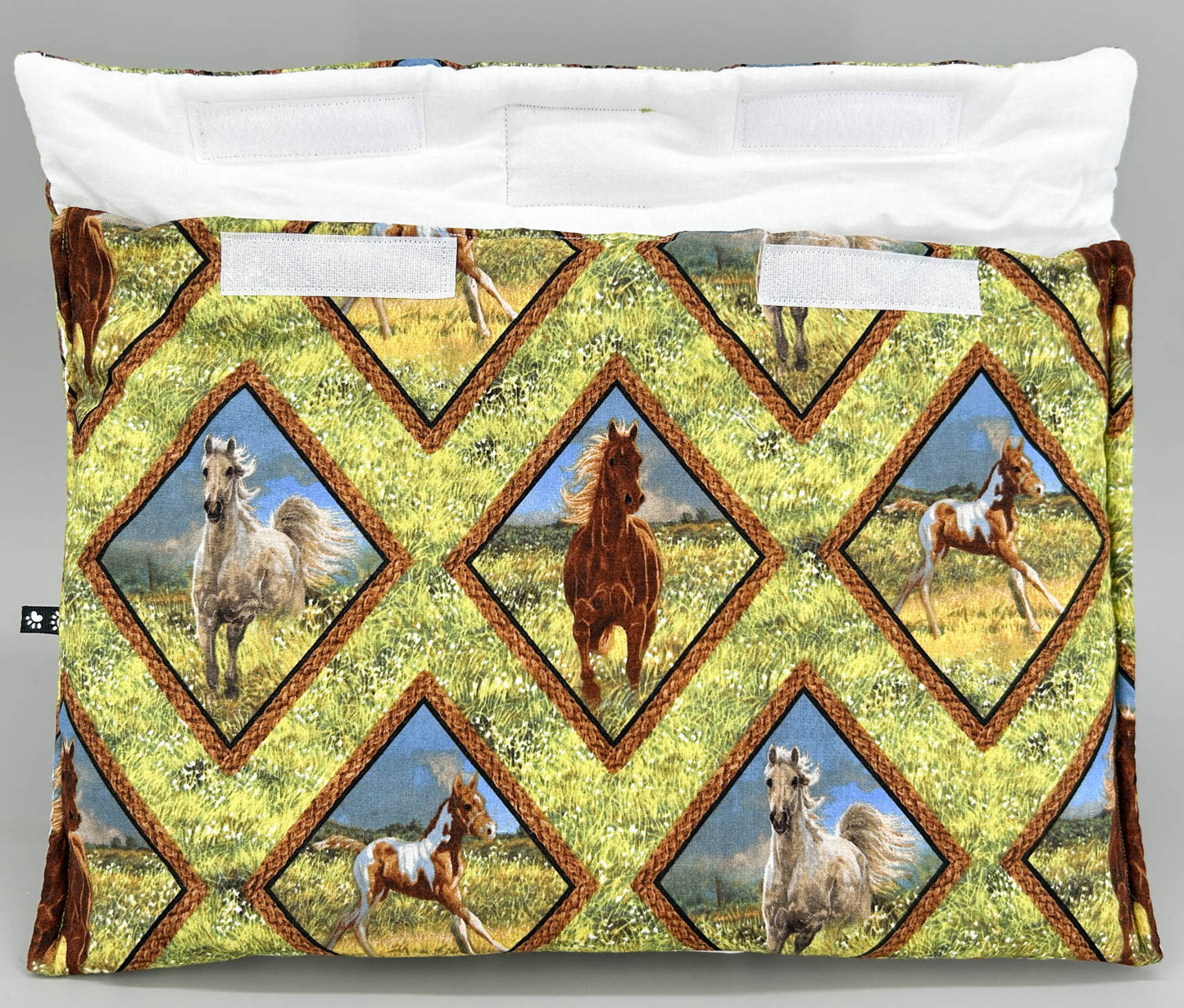 Pony Pouch, Artisan Made - Galloping Horses 7" x 5.5"