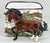 Pony Pouch, Artisan Made - Hunt Scene with Brown Trim 13" x 11"