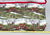 Pony Pouch, Artisan Made - Hunt Scene with Red Trim 15" x 10"