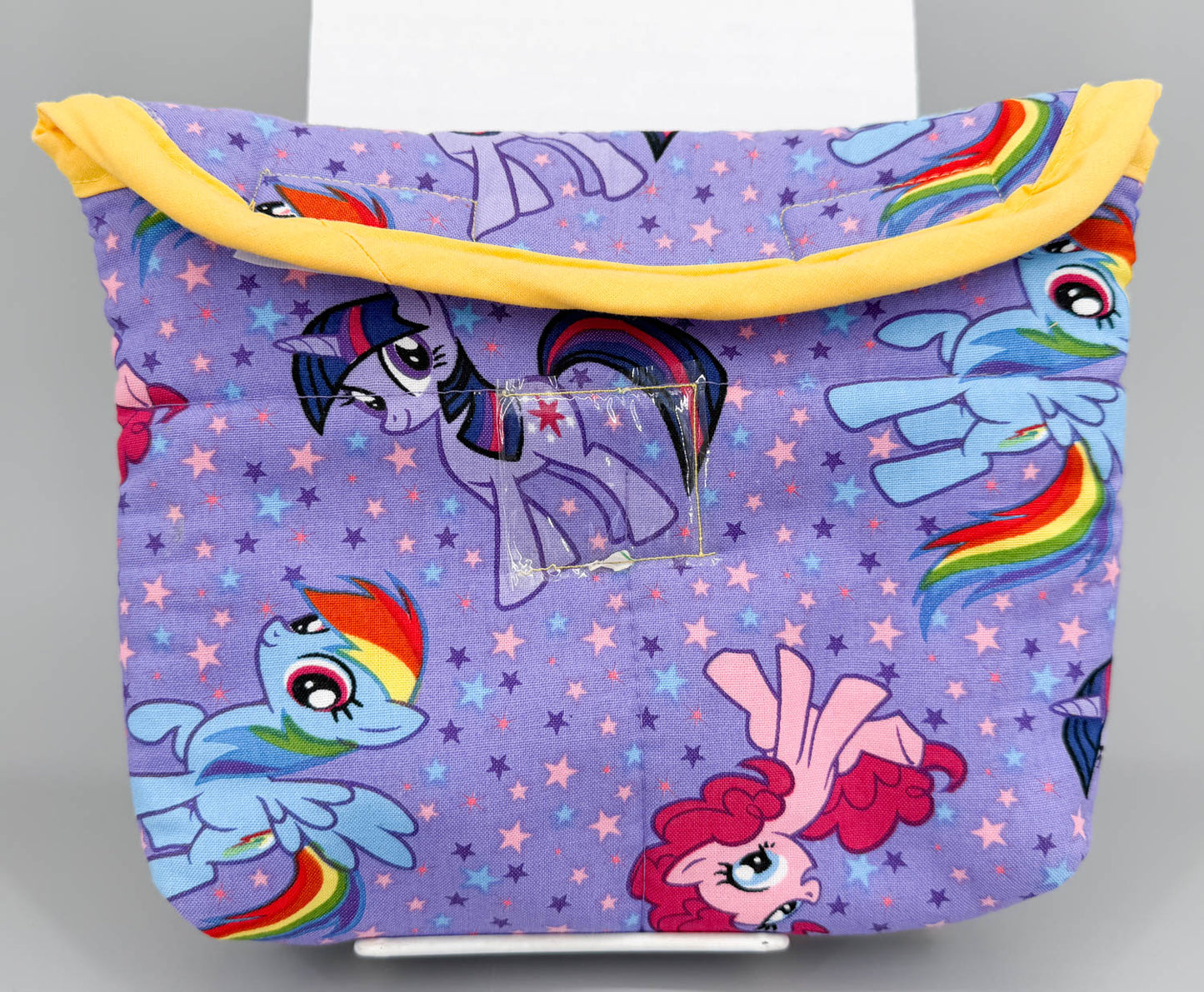 Pony Pouch, Artisan Made - My Little Pony pattern 8" x 7"