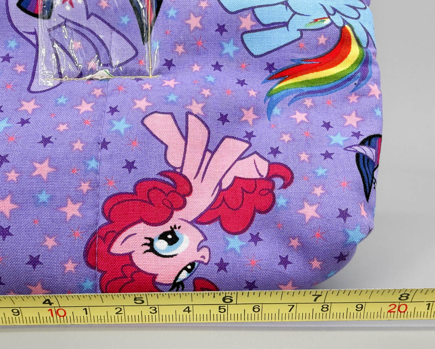 Pony Pouch, Artisan Made - My Little Pony pattern 8" x 7"