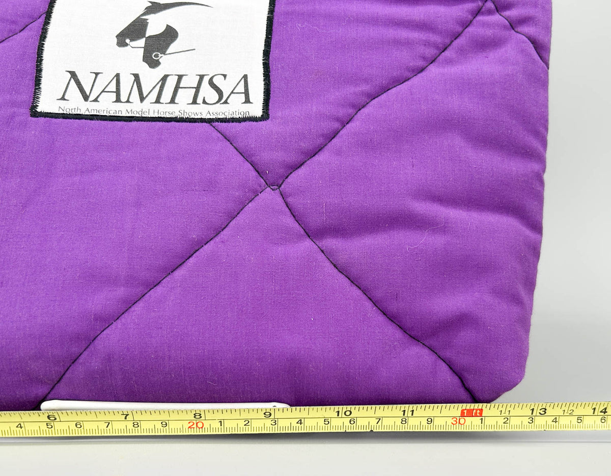 Pony Pouch, Artisan Made - Purple NAMHSA 13" x 11"