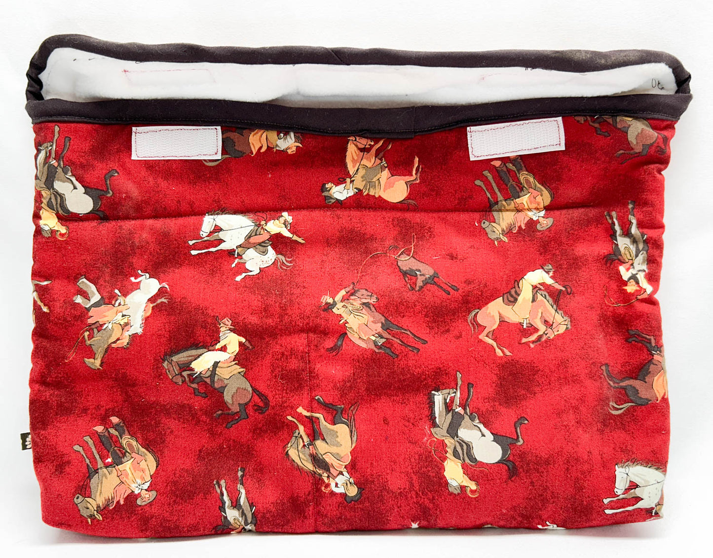 Pony Pouch, Artisan Made - Bronco Pattern 14" x 10.5"