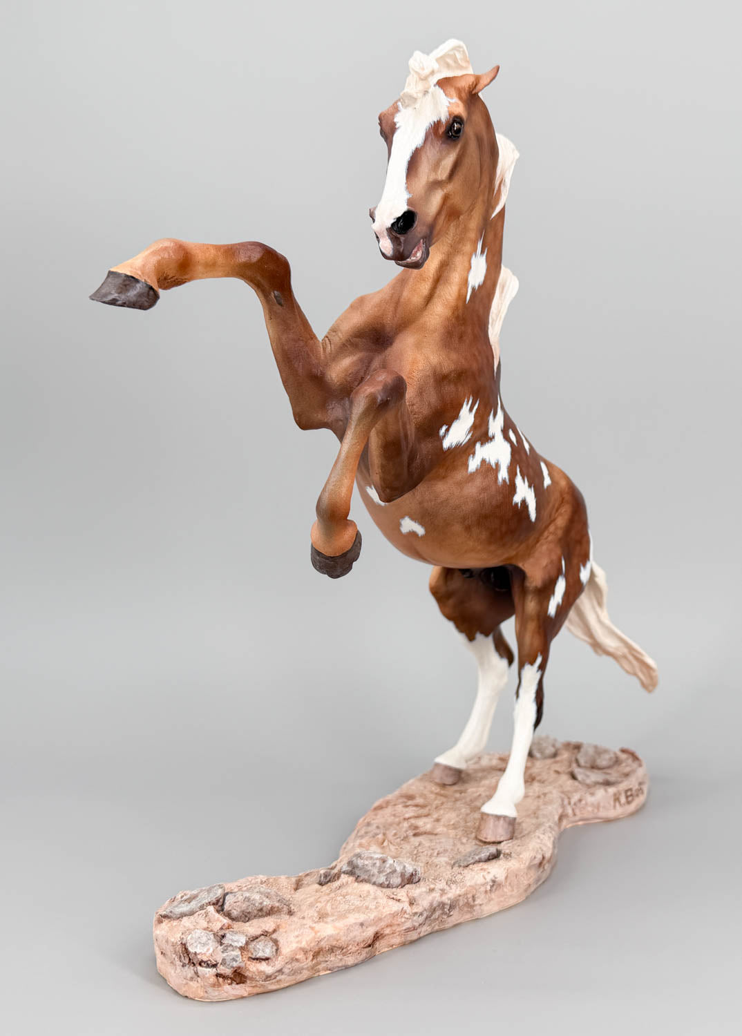 War Chant Resin, Sculpted by Kathi Bogucki, Painted by Karen Williams