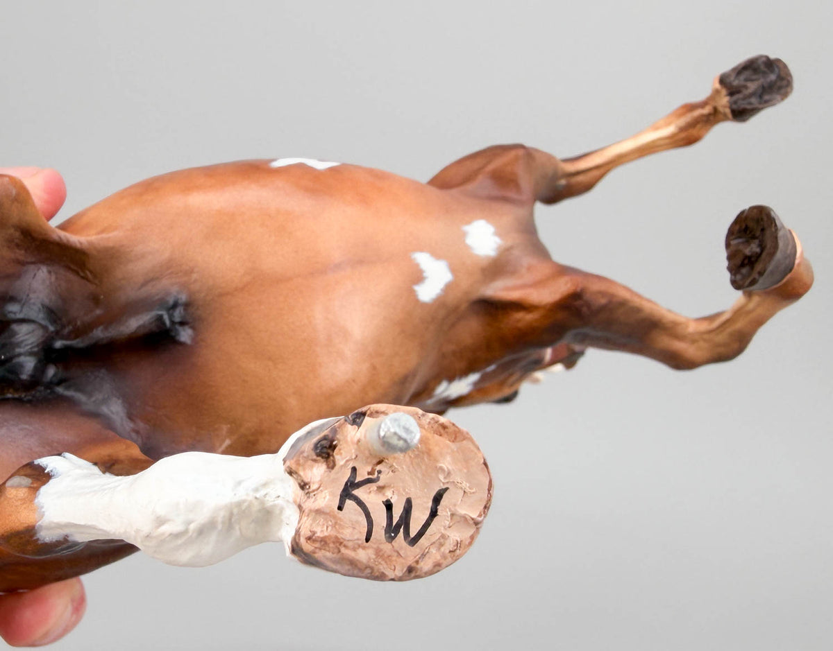 War Chant Resin, Sculpted by Kathi Bogucki, Painted by Karen Williams