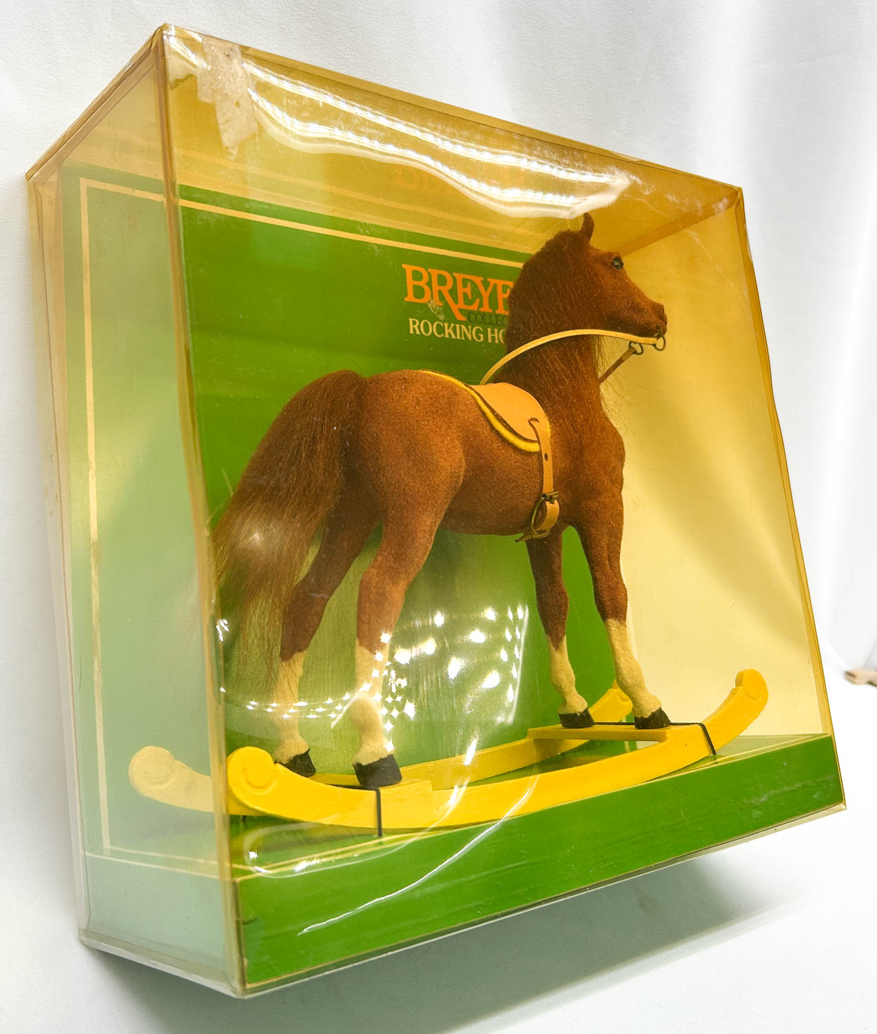 CHRISTMAS AUCTION:  Saddlebred Weanling ~ Collector's Rocking Horse - Flocked