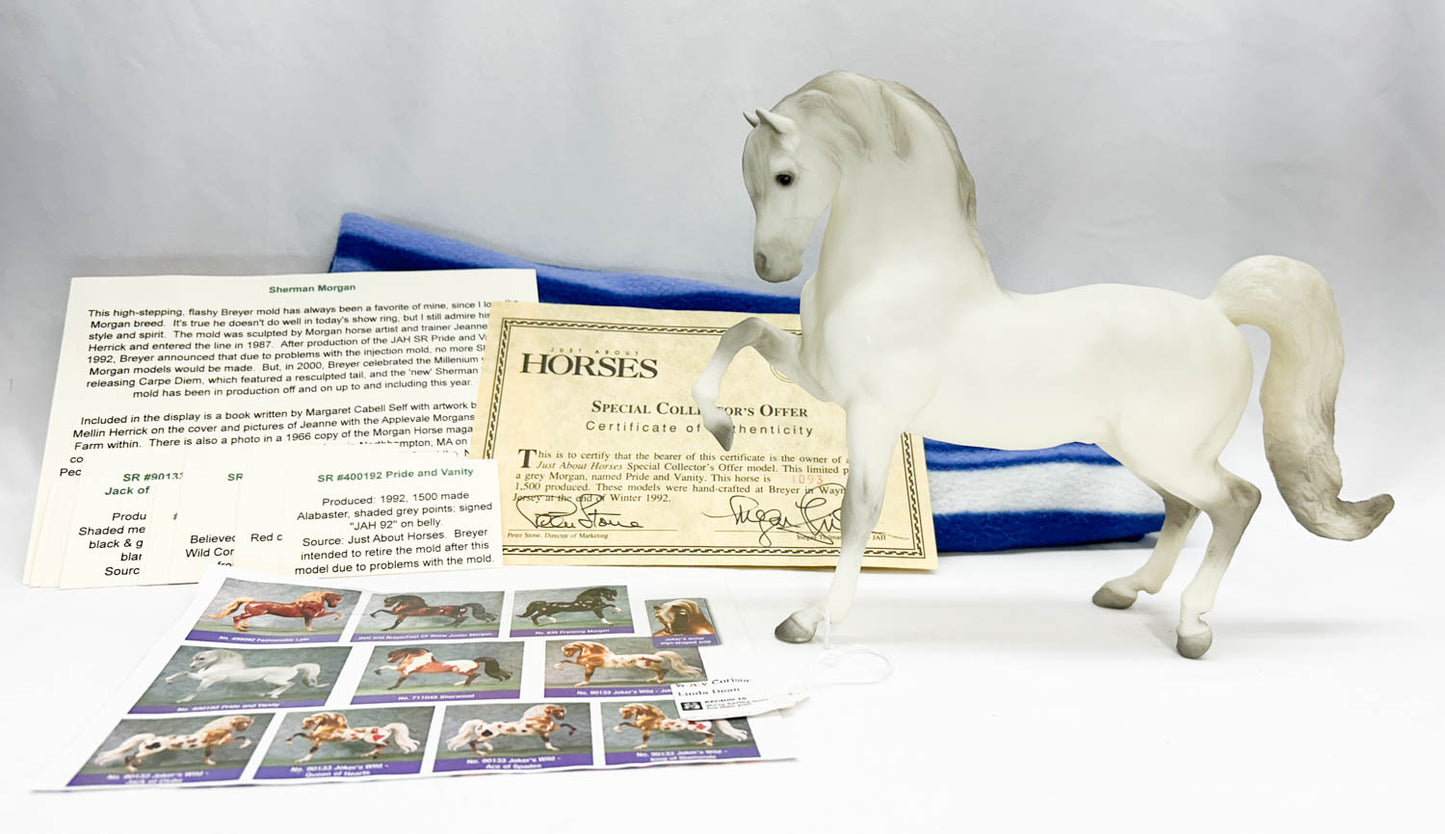 Sherman Morgan ~ Pride and Vanity - JAH SR w/ Showing Extras + Pony Pouch