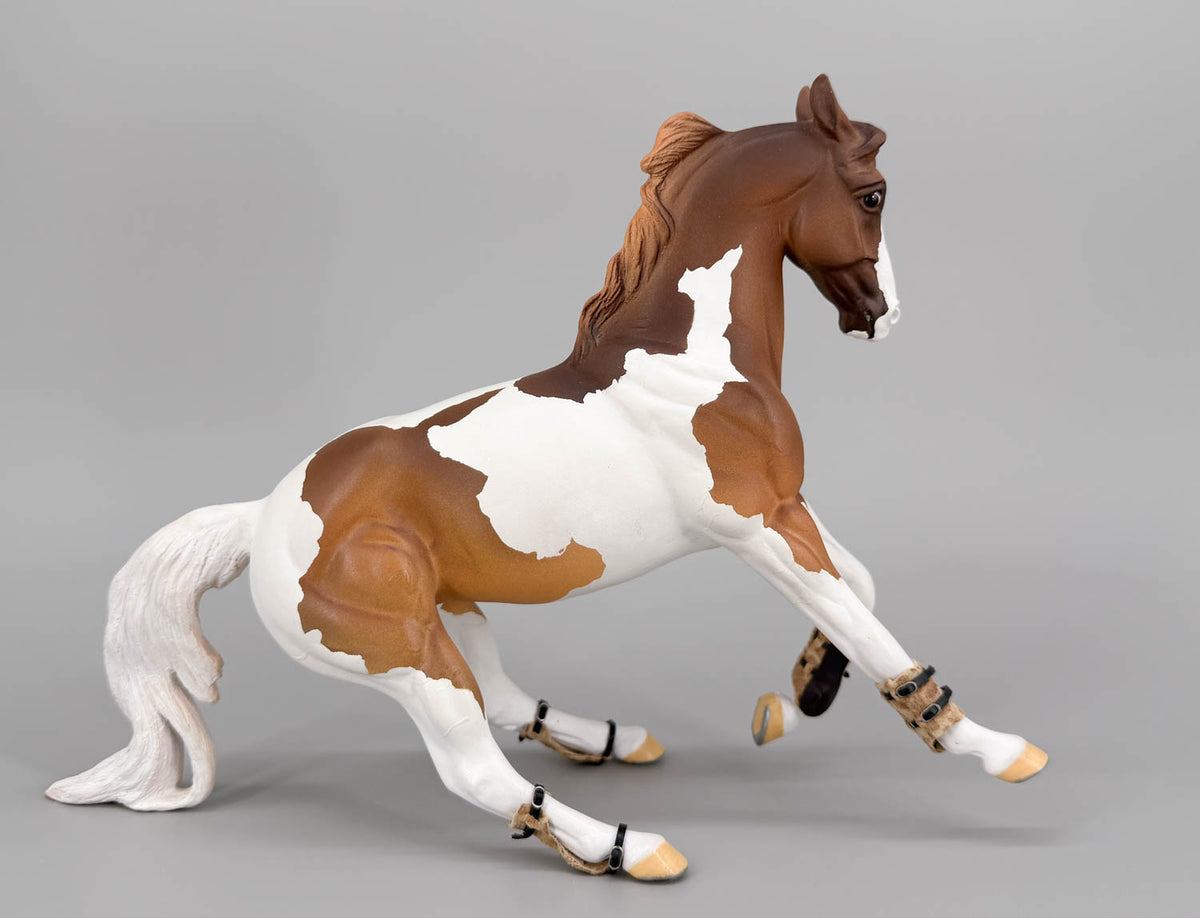 Artist Resin ~ Shy Anne Reining Horse by Linda Lima with Bonus Boots
