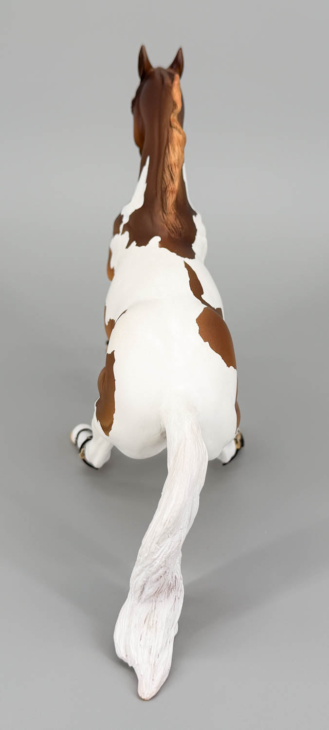 Artist Resin ~ Shy Anne Reining Horse by Linda Lima with Bonus Boots