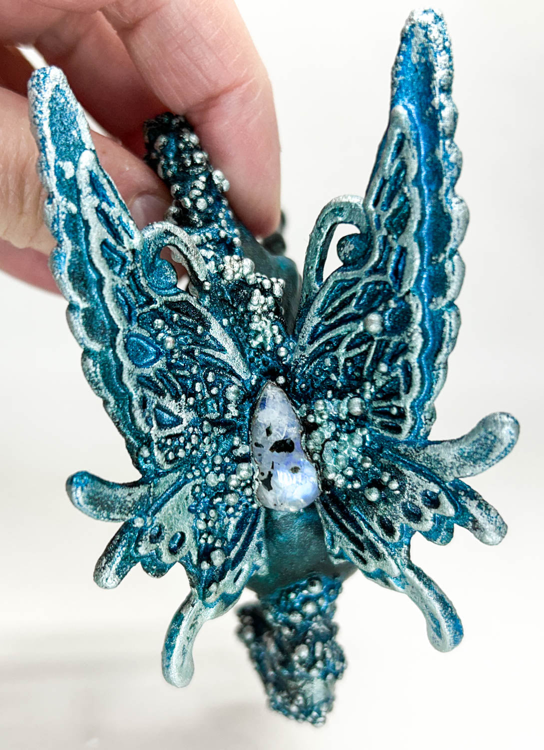 Rivet, Custom Copper-Plated Butterfly Pegasus by Hope Swith