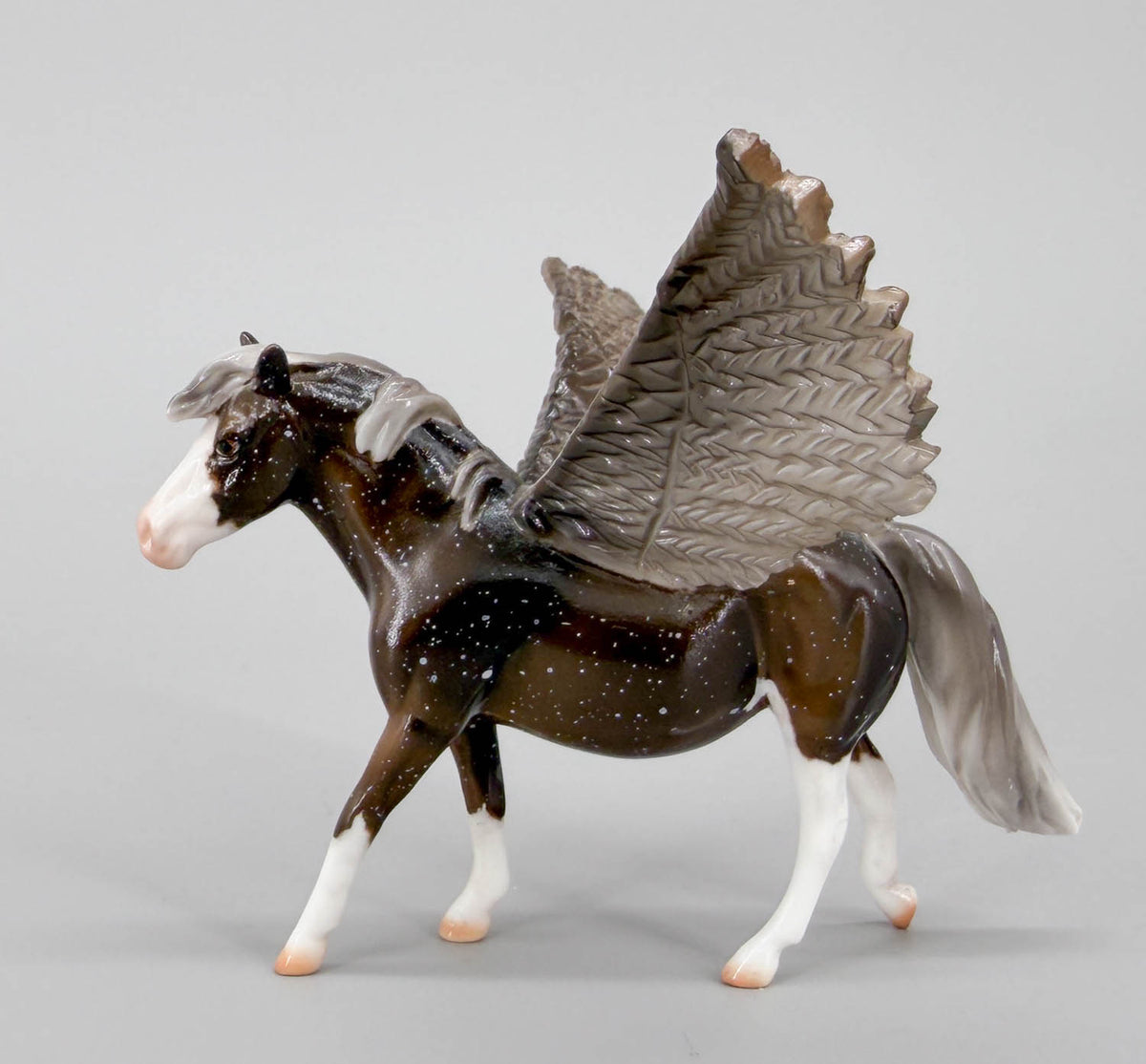 Chips Pony Pegasus, Silver Black Snowflake Appaloosa - One-of-a-Kind!