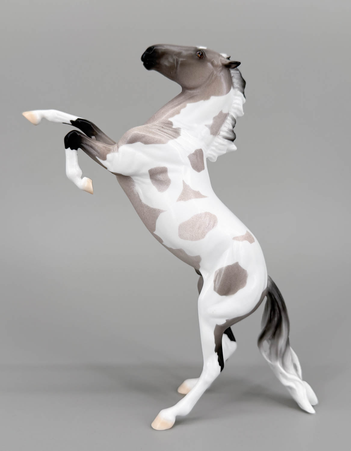 Rearing Mustang Stallion ~ Mini "Boo!" - OOAK