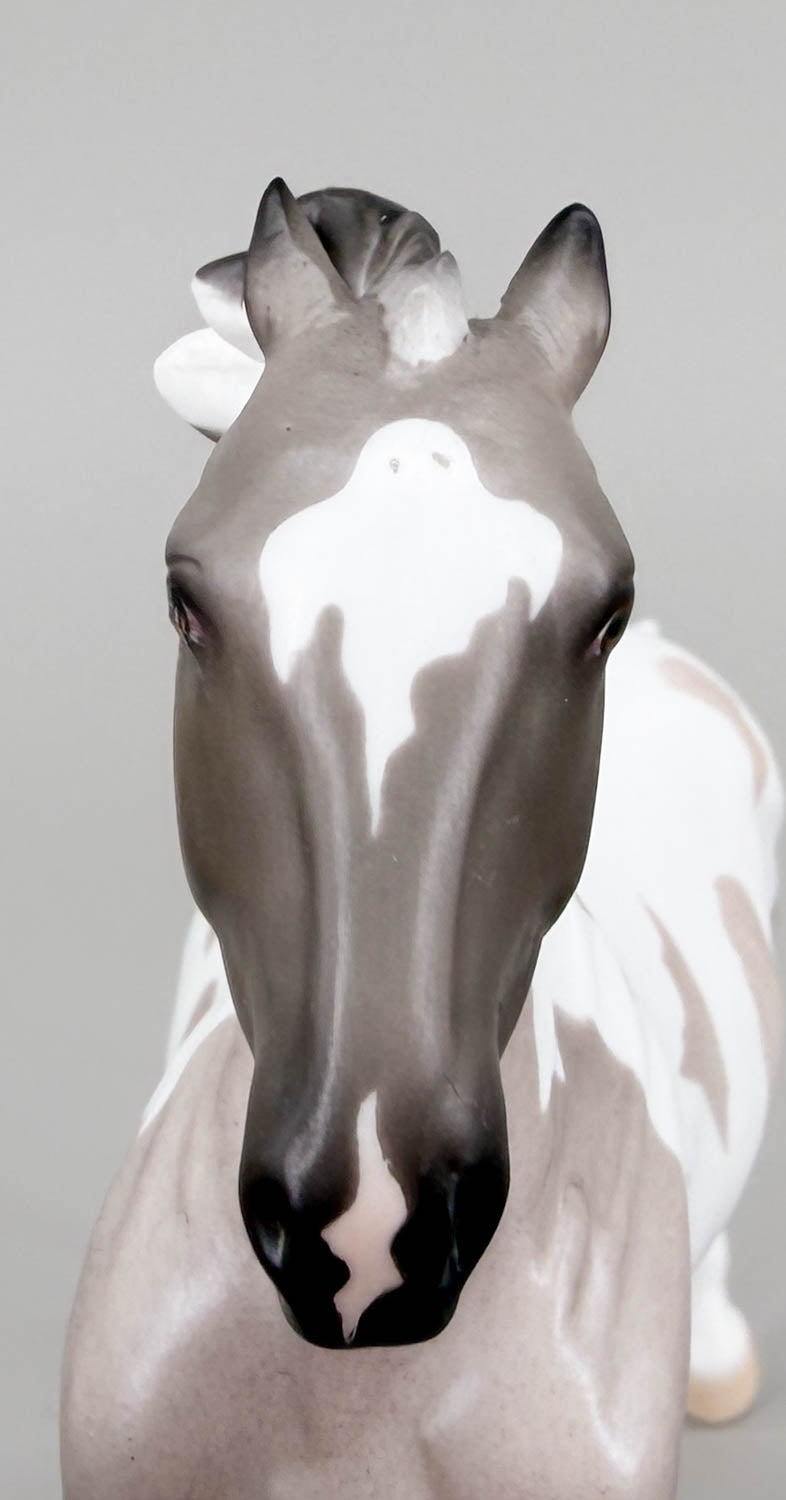 Rearing Mustang Stallion ~ Mini "Boo!" - OOAK