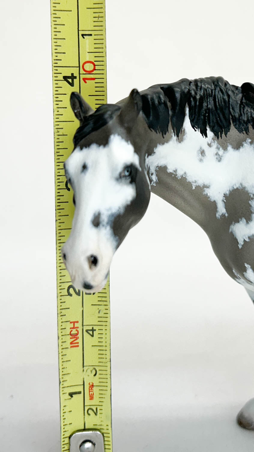 Wee Wyakin Artist Resin Stock Horse ~ W-A-V Ima Big Kid, Customized by Sherry Clayton