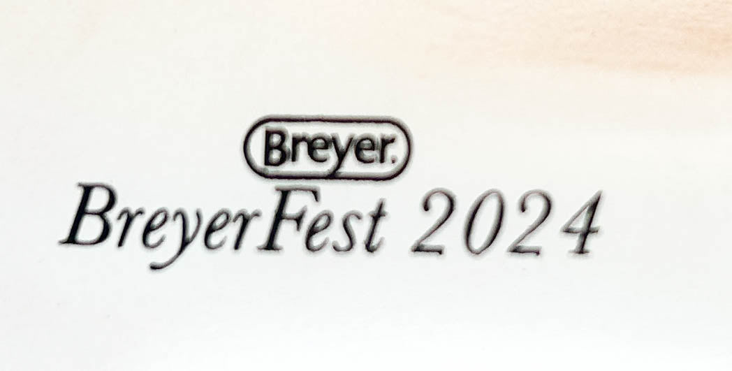 Zebra ~ I Will Survive - Breyerfest 2024 Ltd Ed w/ Bonus Pony Pouch