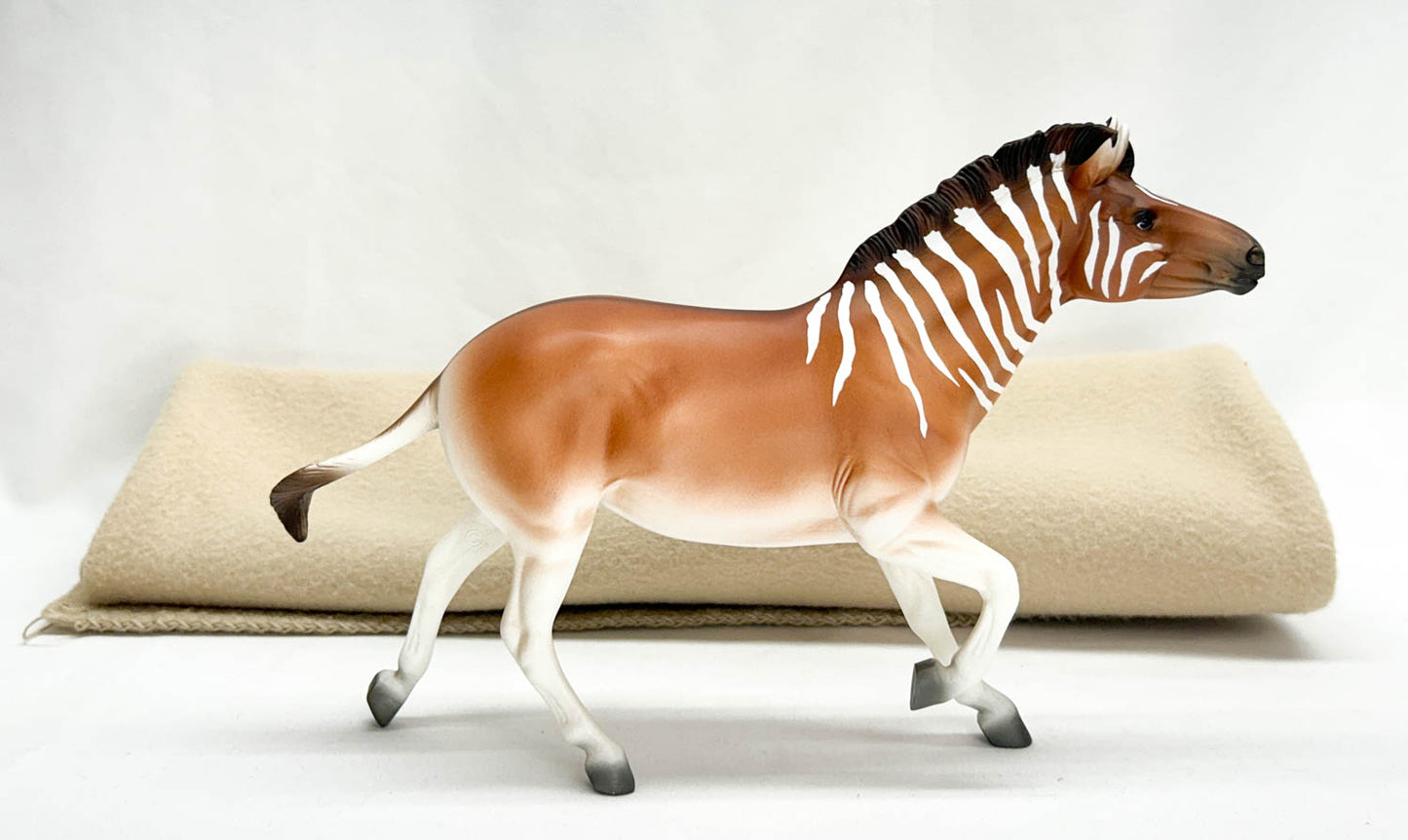 Zebra ~ I Will Survive - Breyerfest 2024 Ltd Ed w/ Bonus Pony Pouch