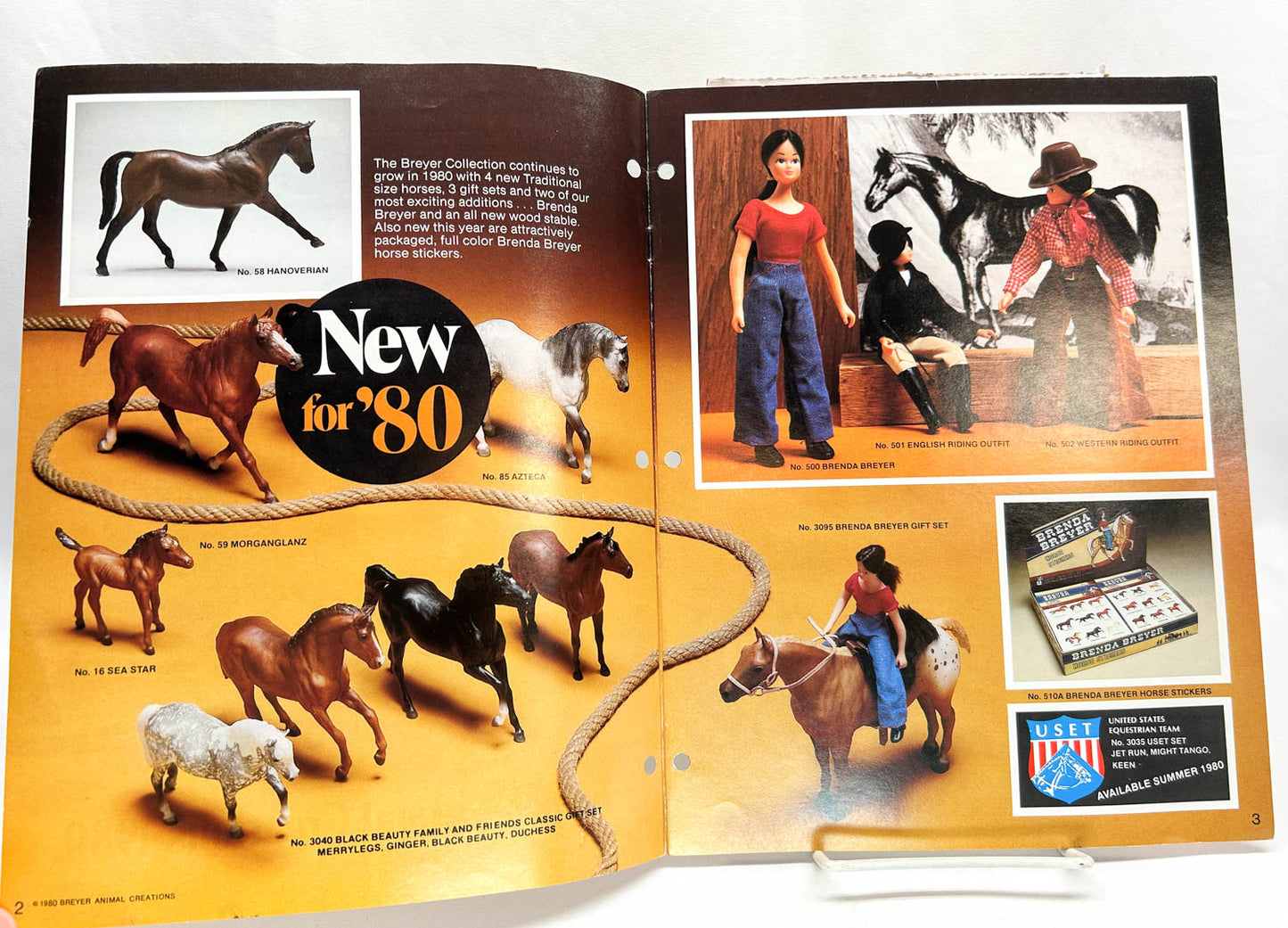 1980 Breyer Dealer Catalog - 3-Hole Punched