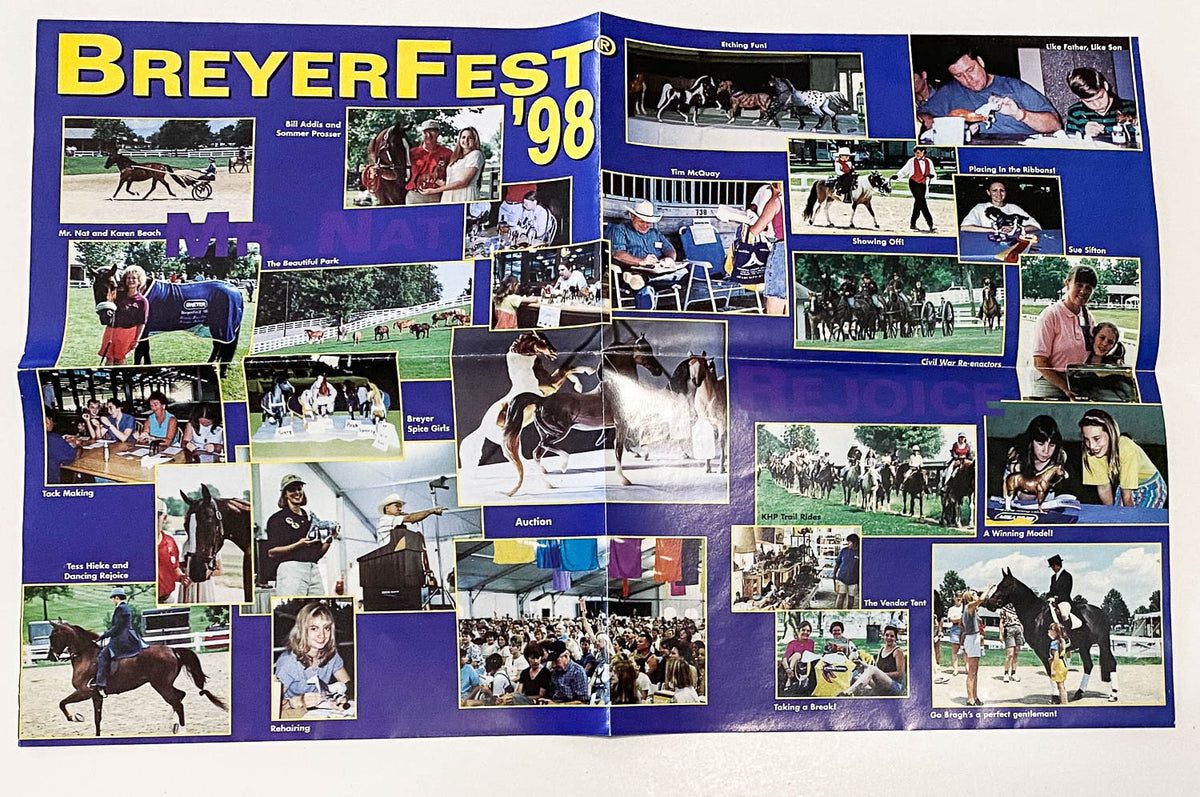 1998 Breyerfest Poster from Just About Horses Magazine
