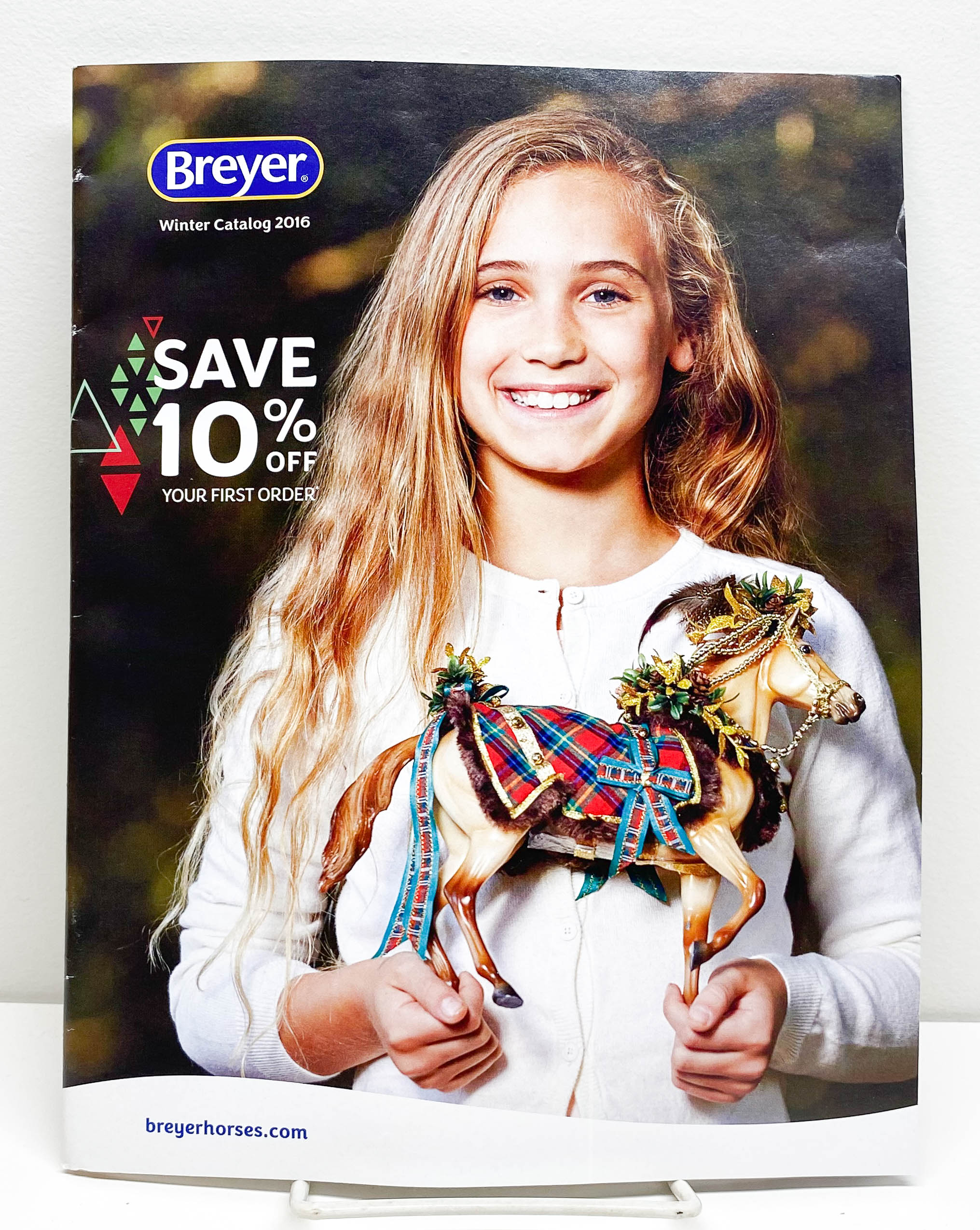 2016 Breyer Winter Consumer Catalog Woodland Splendor Cover Triple