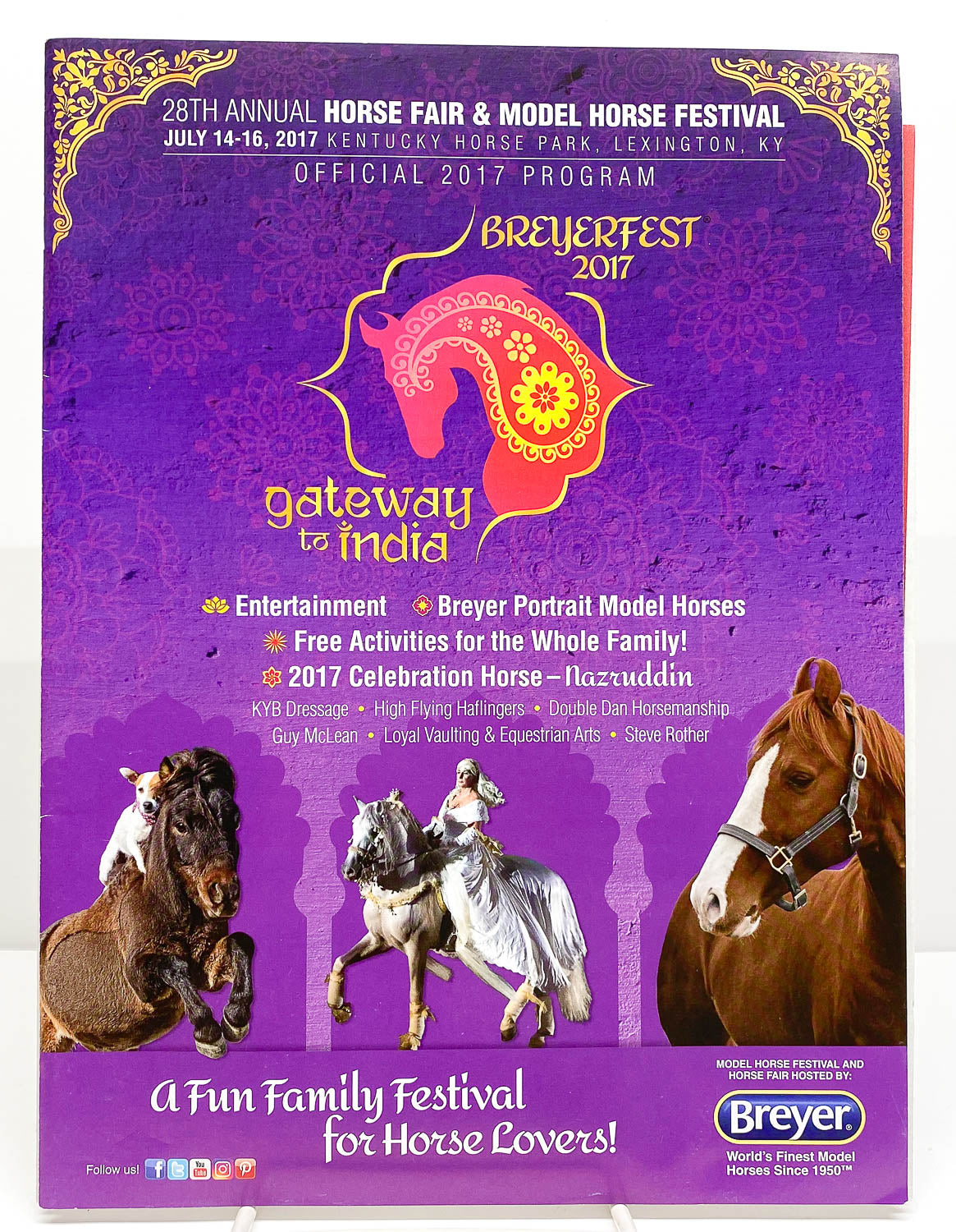 2017 Breyerfest Program - Gateway to India