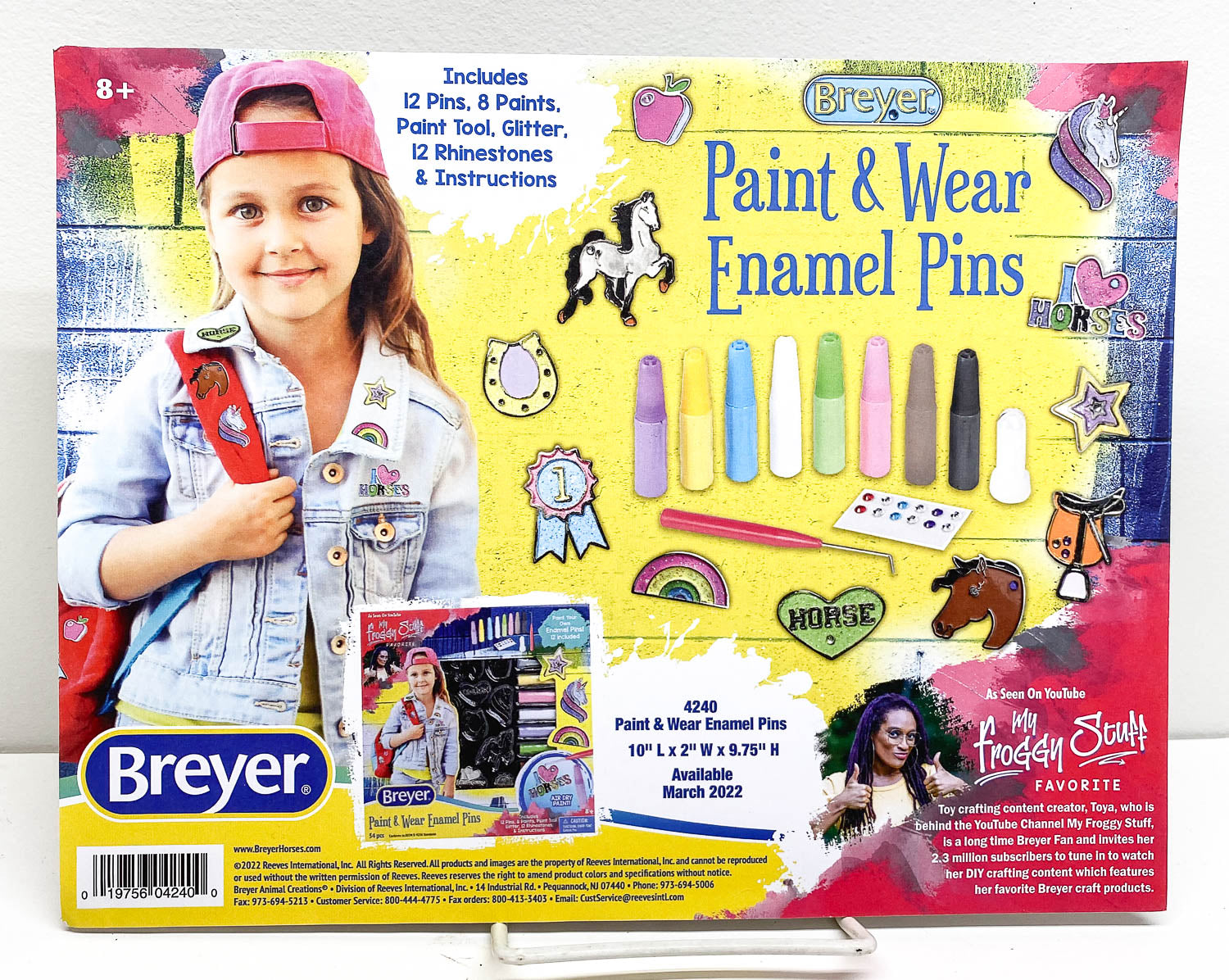 Breyer Ad Flyer:  Paint & Wear Enamel Pins