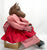Art Doll ~ Chestnut Filly in Red Gingham Dress