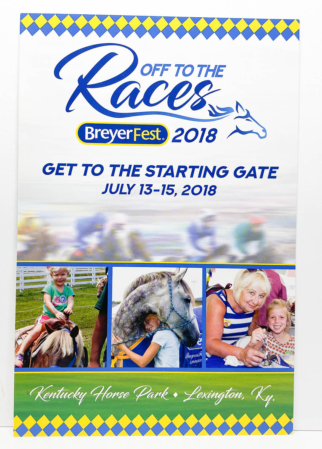 Breyerfest 2018 Dealer Promotional Advertising Card