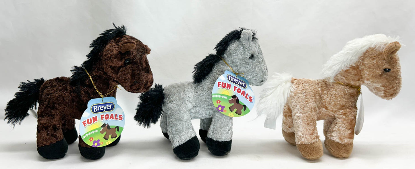 Breyer Plush Fun Foals Trio:  Dakota, Shasta, and Cheyenne - TSC SRs?