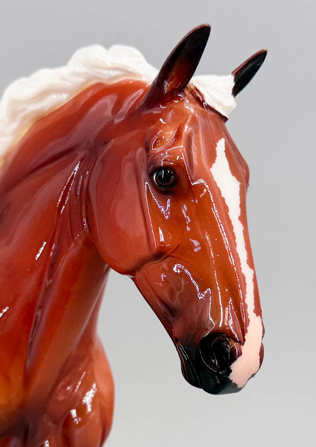 Cleveland Bay ~ Rotating Draft Surprise, GLOSSY Silver Bay from Eleda's herd