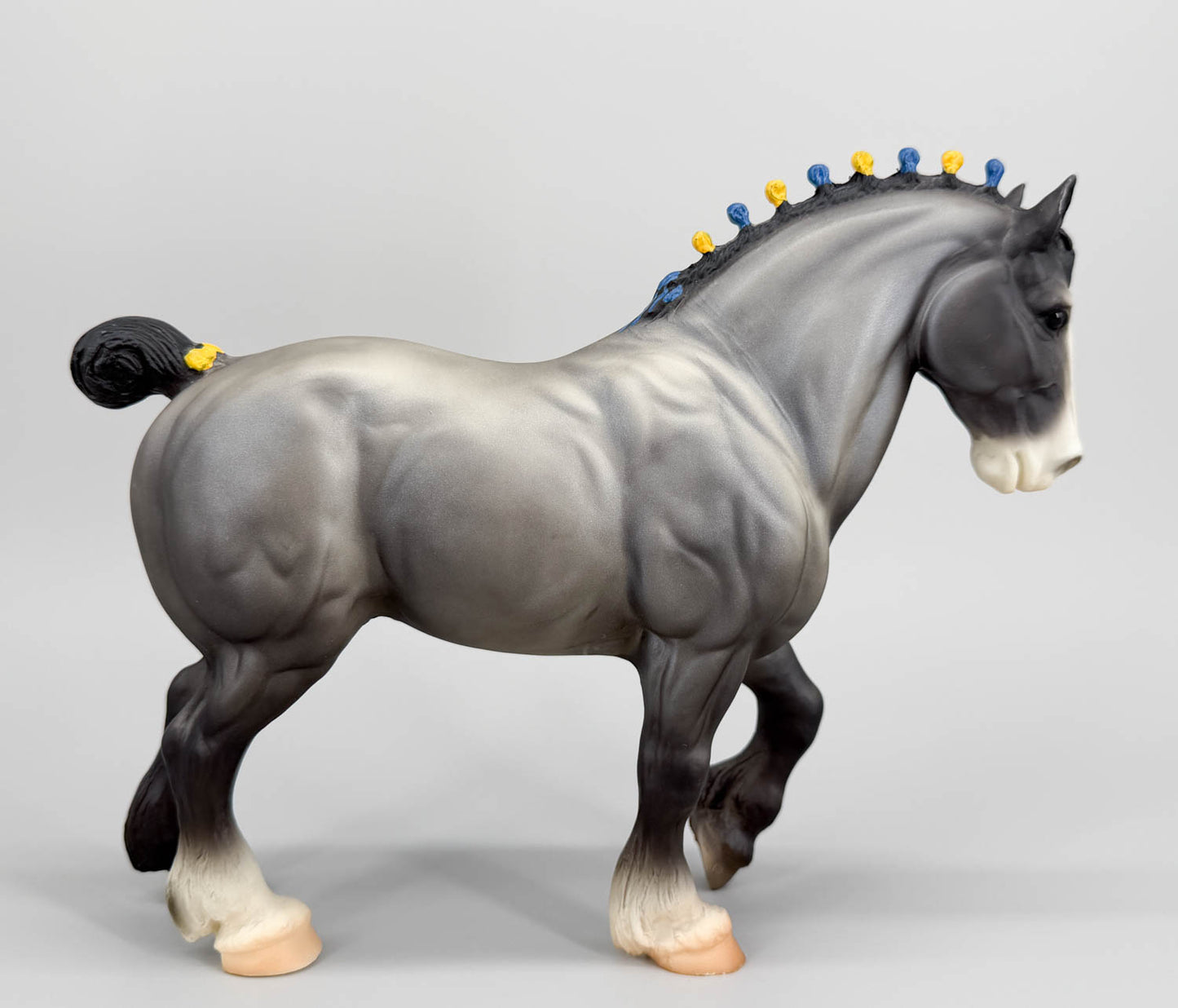 Clydesdale Stallion, Blue Roan - Sears SR from Eleda's herd