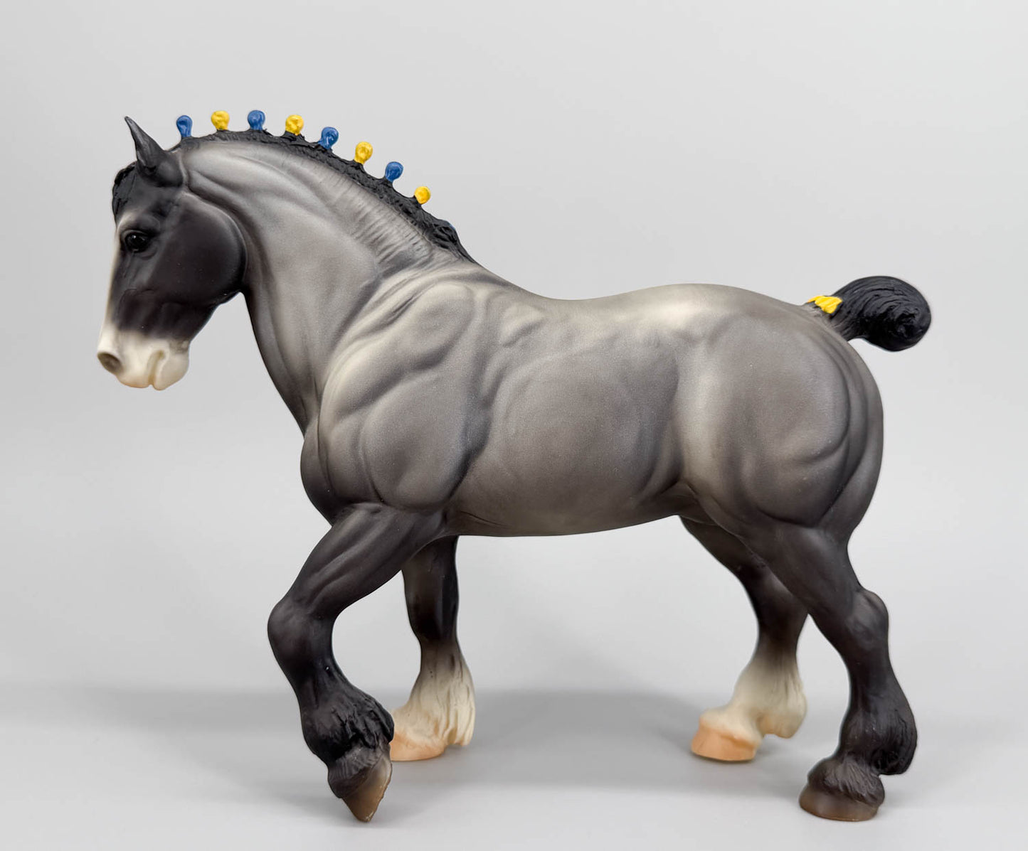 Clydesdale Stallion, Blue Roan - Sears SR from Eleda's herd
