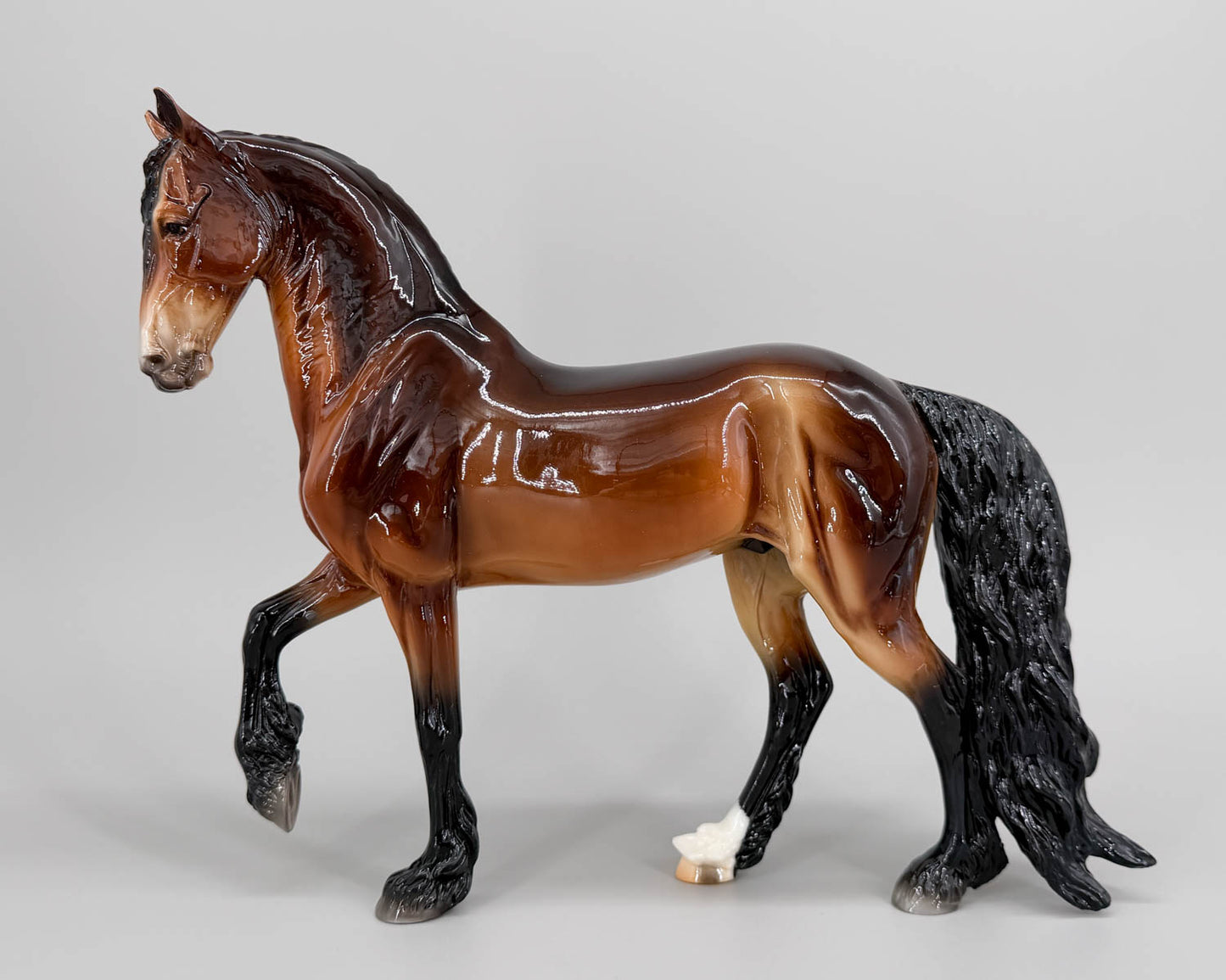 Friesian Sporthorse ~ Scandi Surprise - Mealy Bay GLOSSY - BreyerFest 2026 SR