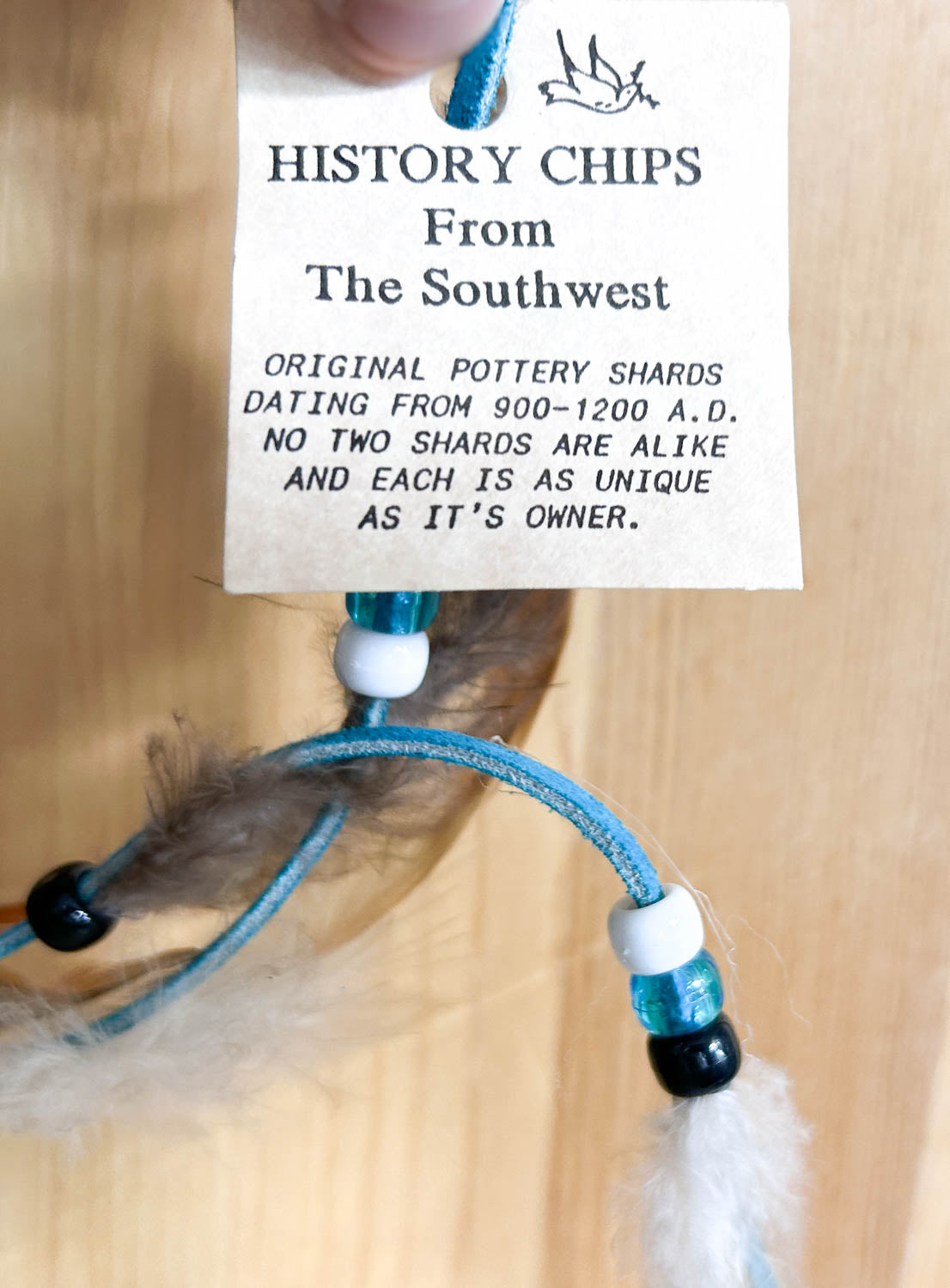 CHRISTMAS AUCTION: OOAK Dreamcatcher Shield w/ Ancient Pottery Shard & Arrowhead