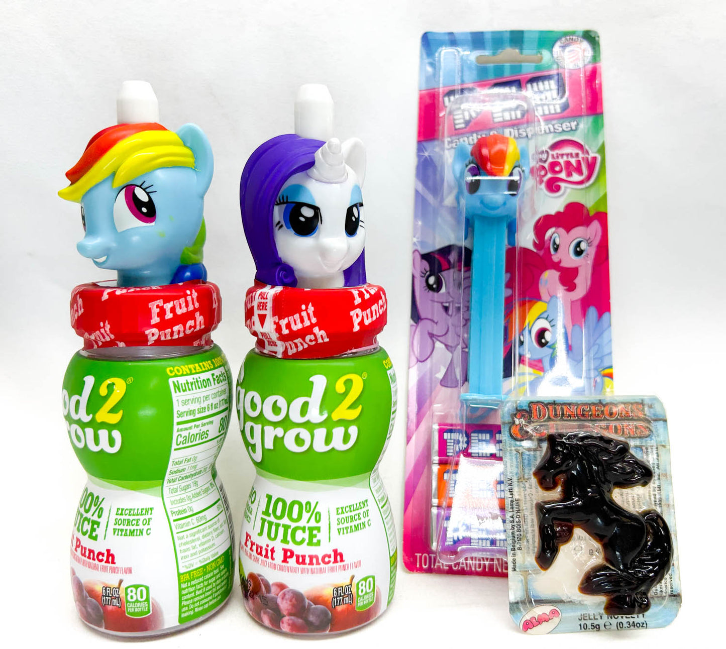 Horse-Shaped Food Collectibles Group - NOT FOR CONSUMPTION