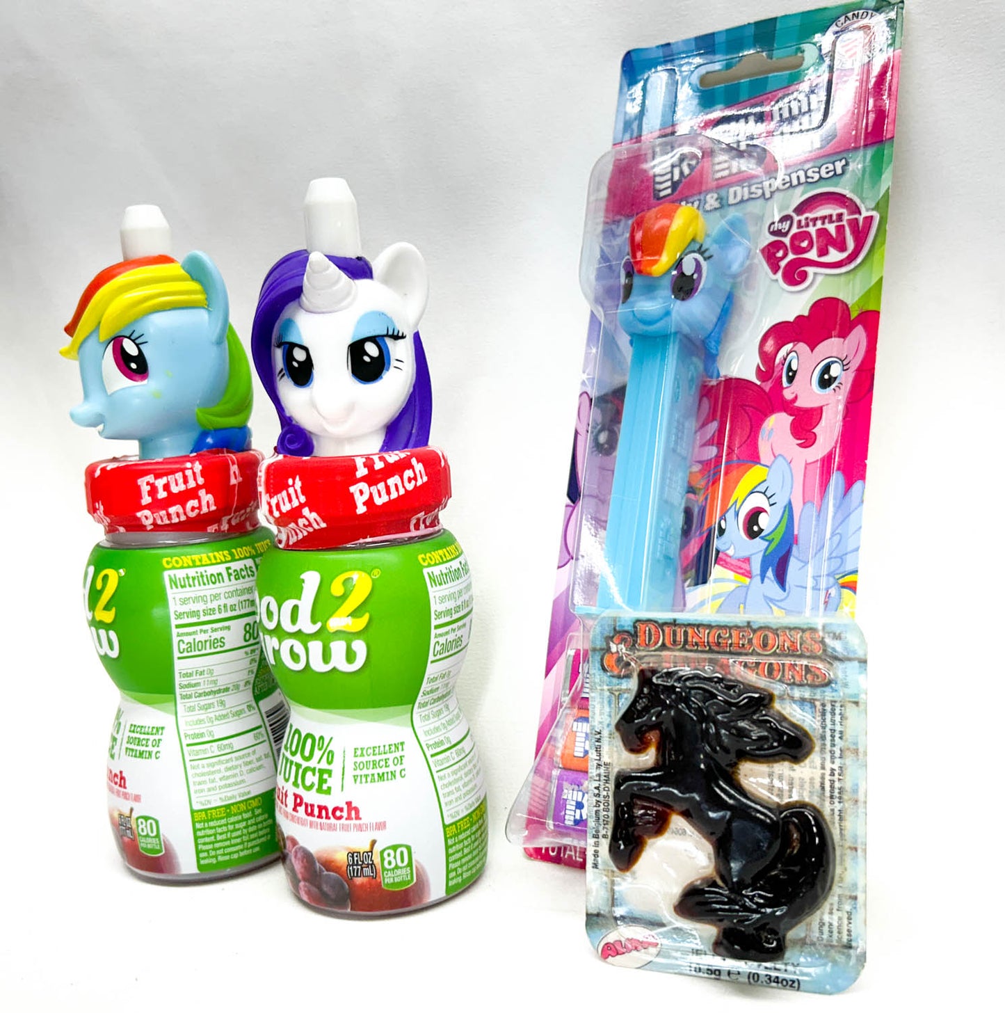 Horse-Shaped Food Collectibles Group - NOT FOR CONSUMPTION