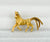 1970s Pin:  Goldtone horse with Jeweled Mane from Eleda's herd