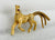 1970s Pin:  Goldtone horse with Jeweled Mane from Eleda's herd