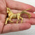 1970s Pin:  Goldtone horse with Jeweled Mane from Eleda's herd