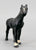 Hubley Cast Iron Miniatures Horse Pair, Black and Chestnut
