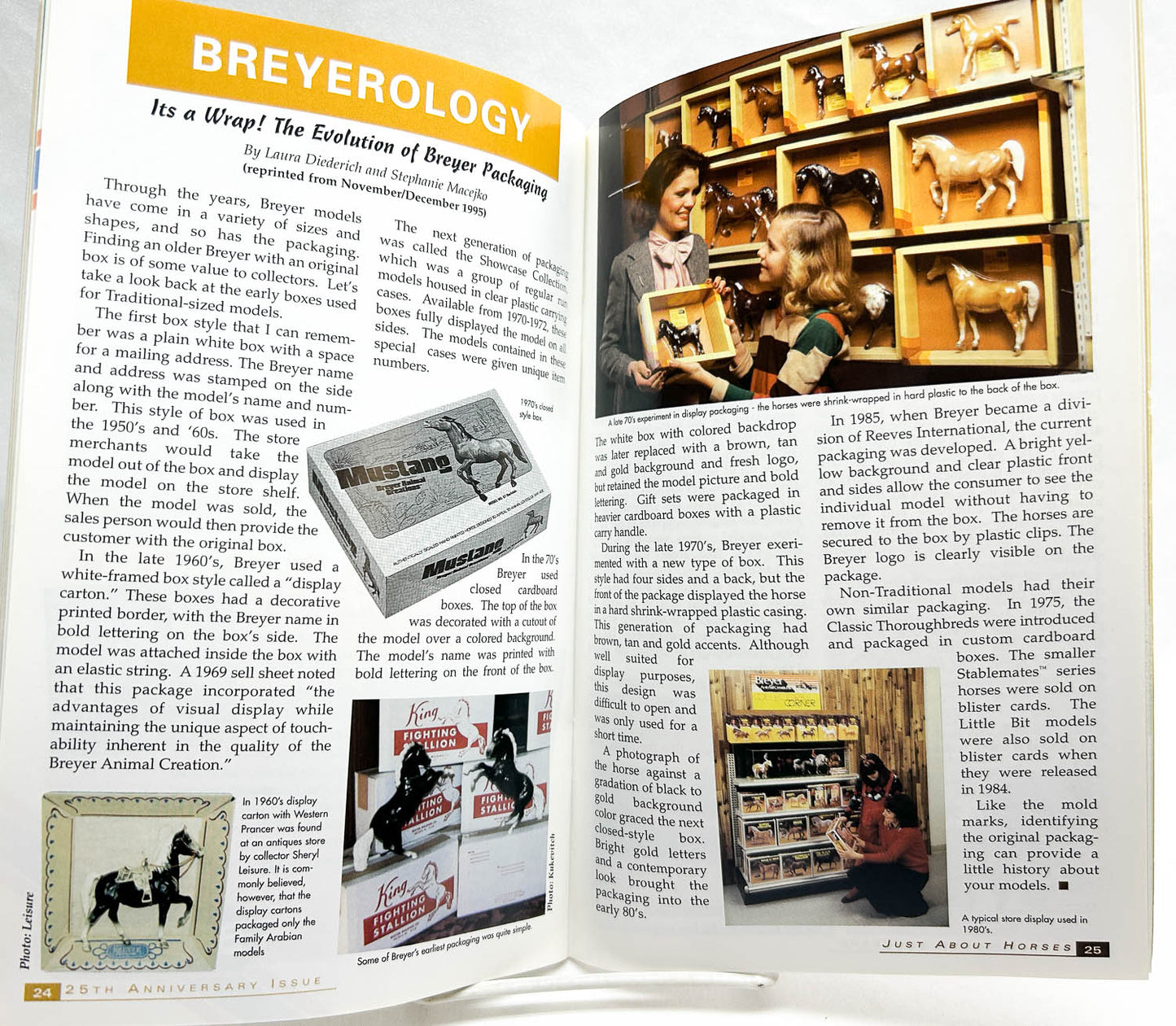 Just About Horses Magazine Vol. 27, No. 1, 2000 - 25th Anniversary Issue