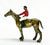 K & O Co. Brass Thoroughbred with Jockey - Early 1900s