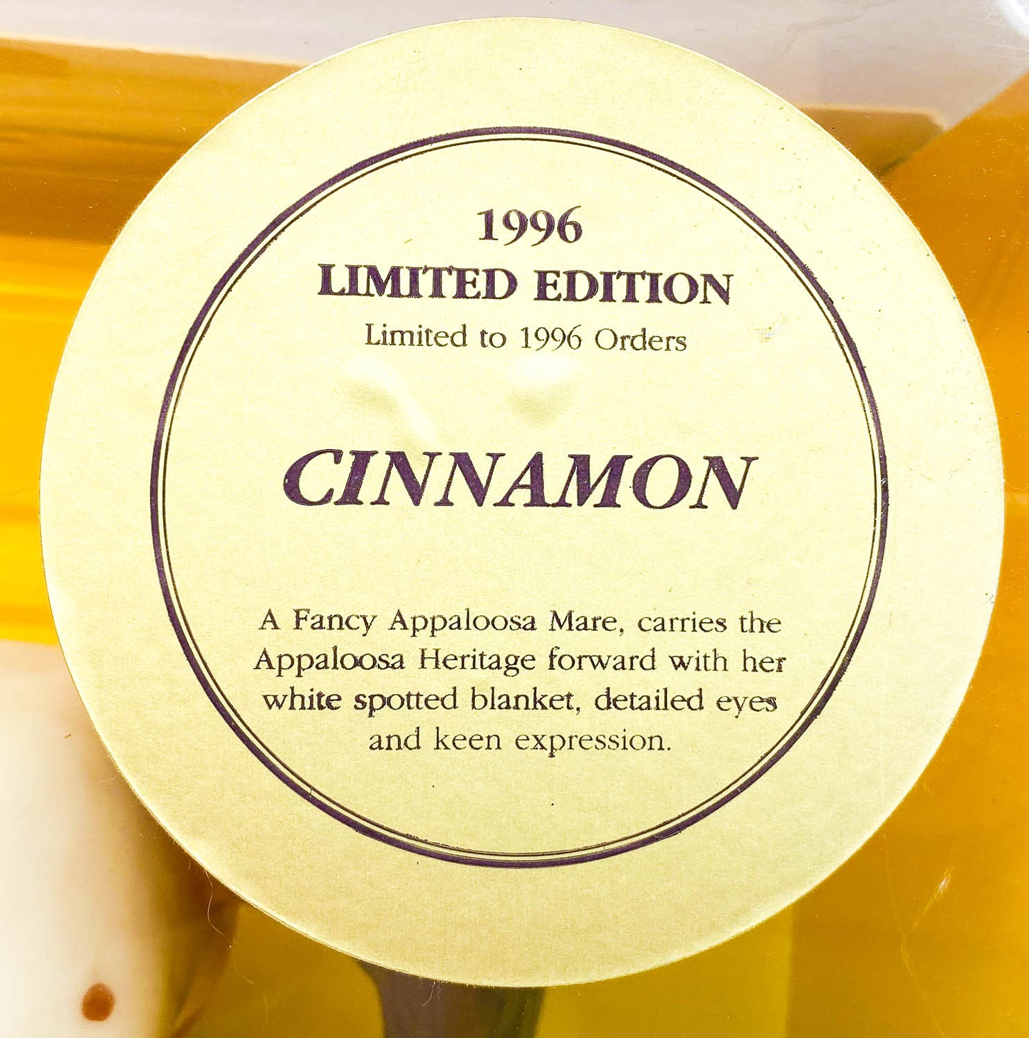 Lady Roxana ~ Cinnamon, Appaloosa - Limited Edition