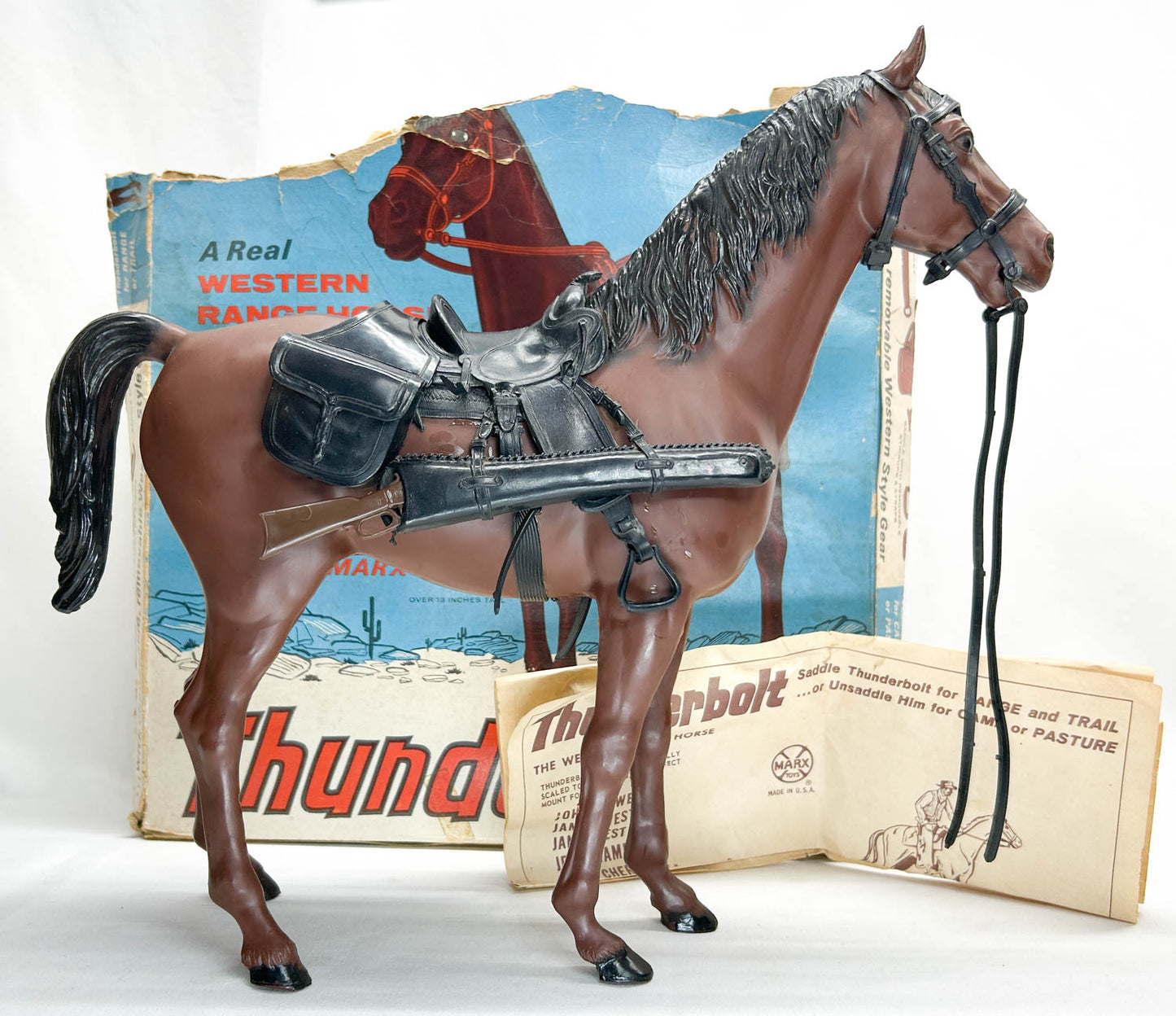 Marx Thunderbolt, Bay with Original Tack & Box from Eleda's herd