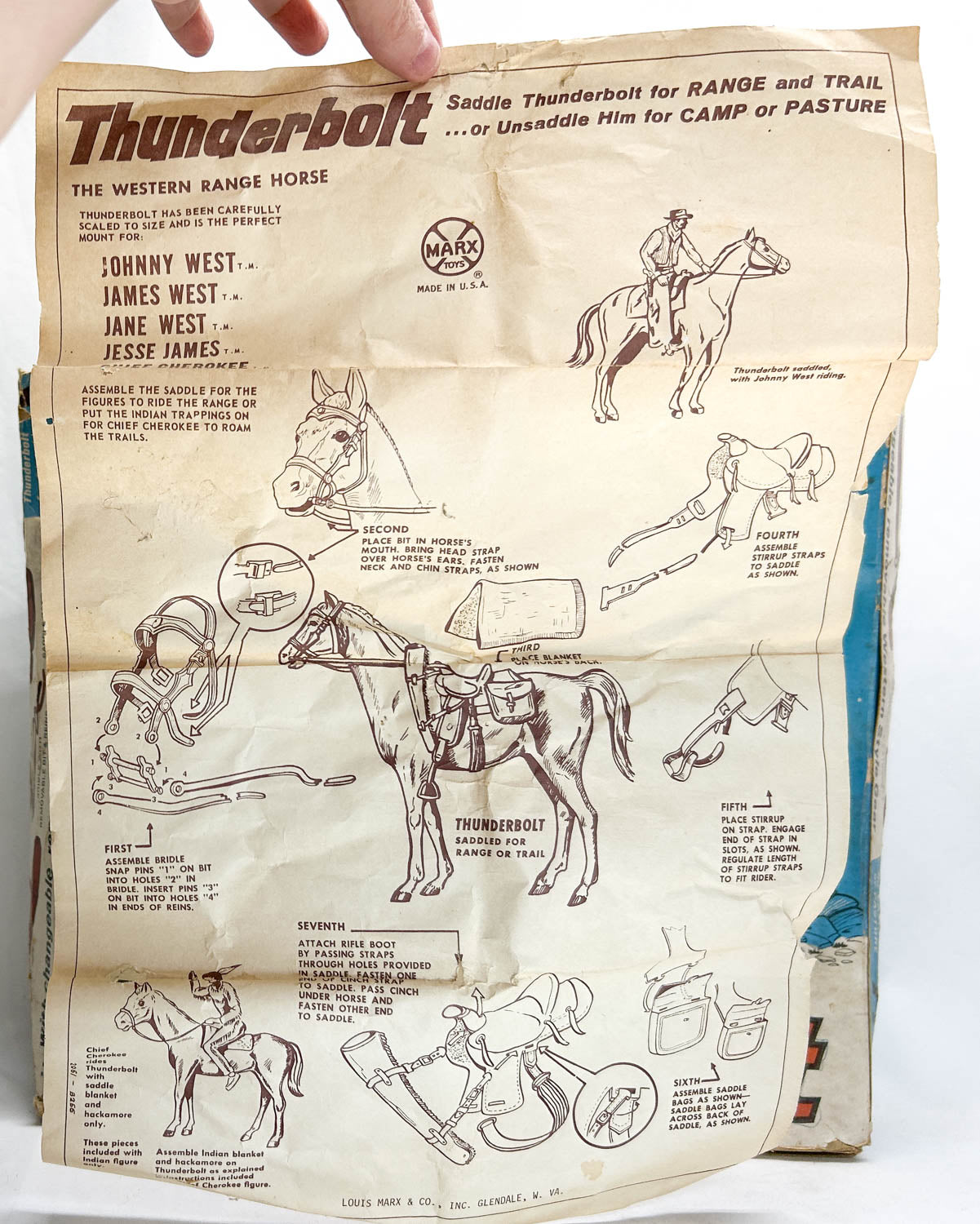 Marx Thunderbolt, Bay with Original Tack & Box from Eleda's herd