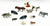 Large Group of Cast Metal Animals and People - likely Britains Ltd