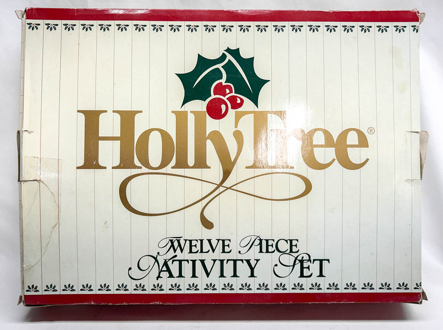 12-Piece Nativity Set, One-of-a-Kind Hand-Painted  Set w/ Box