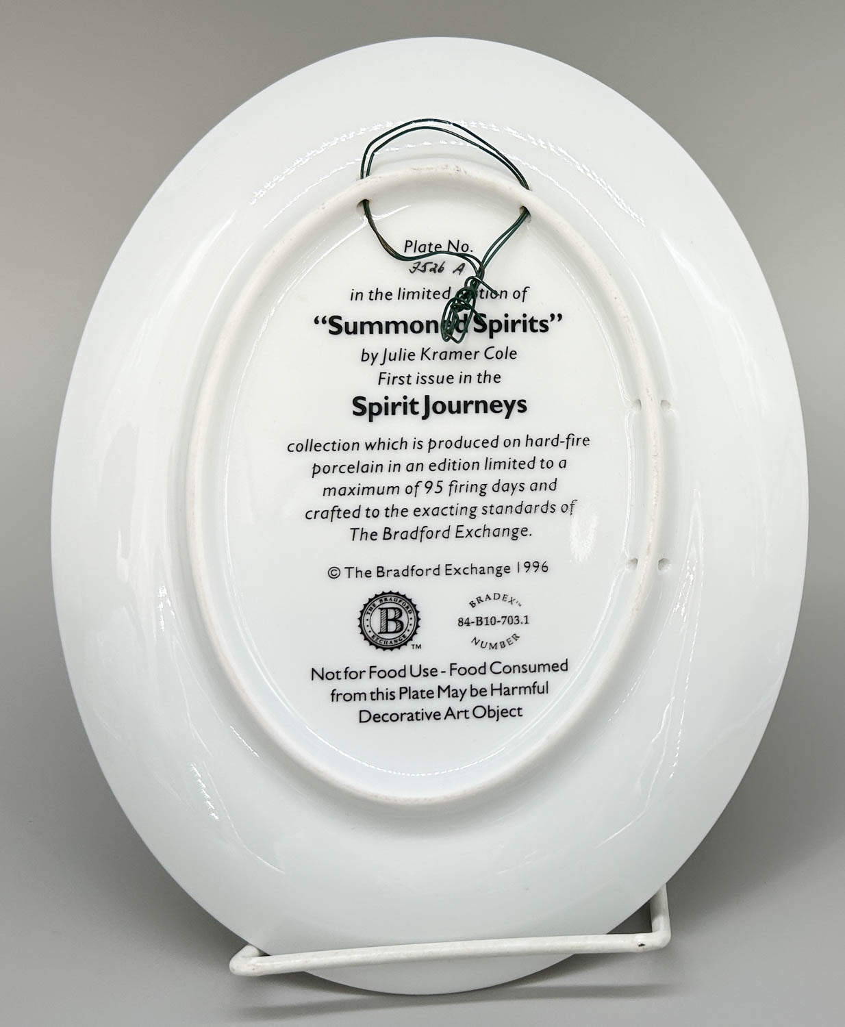 Limited Edition Art Plate ~ Summoned Spirits - Bradford Exchange