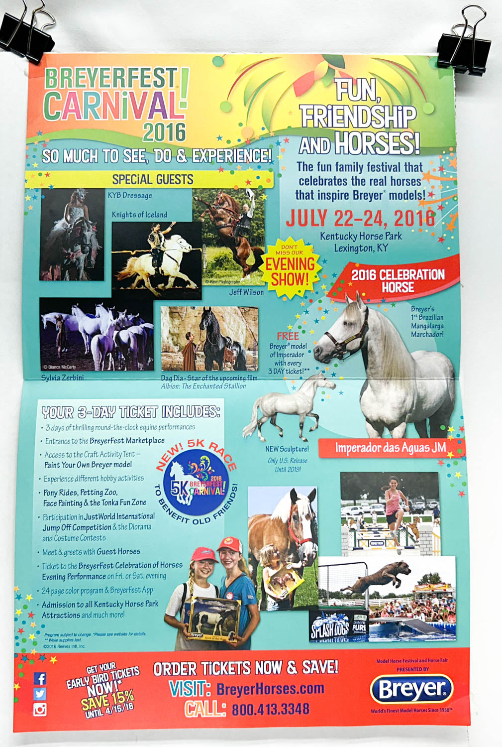 Breyerfest 2016 Promotional Poster, Carnival!
