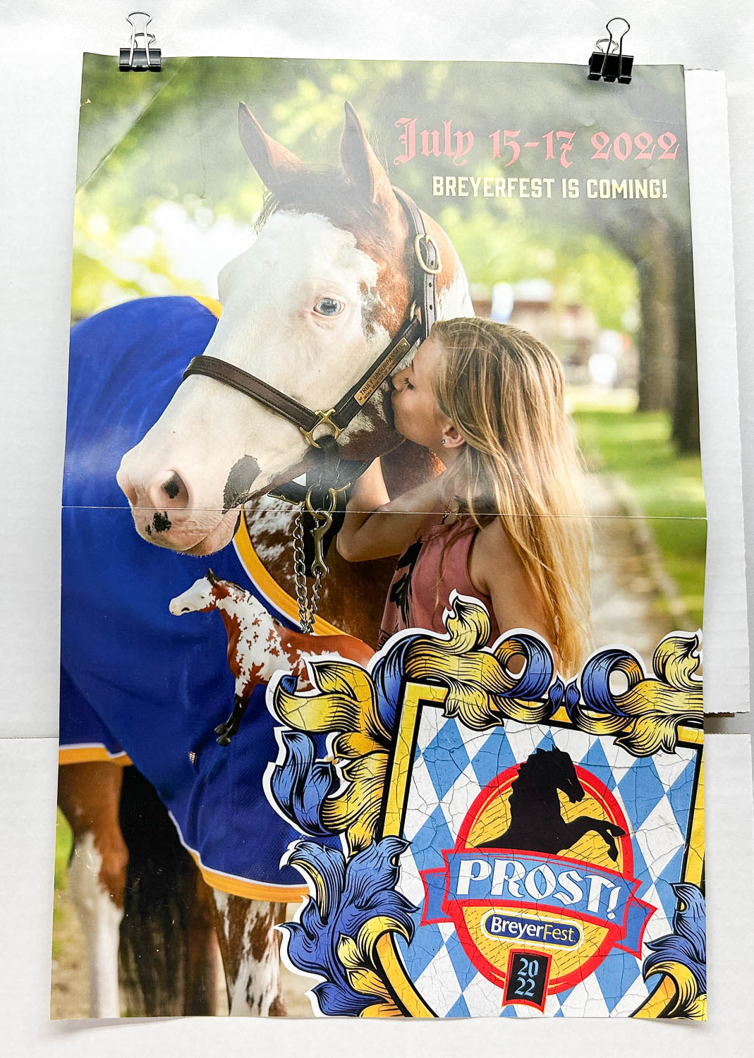Breyerfest 2022  Poster, "Prost!" with Truly Unsurpassed